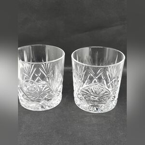 2 Limited Edition WOODFORD RESERVE Glencairn Crystal Rocks Glasses